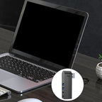 4 in 1 USB3.0 Hub 270 Degree Rotatable Port USB Splitter Power Adapter Multiple Expander USB3.0 for Rotating USB