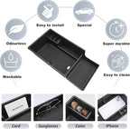 SKTU for 2024 2025 2026 Chevrolet Blazer EV Center Console Organizer 2024 2025 2026 Chevy Blazer EV Console Tray 2024 2025 2026 Chevy Blazer EV Accessories Armrest Tray with Coin Holder