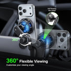 Esoulk [2026 Upgraded] Qi2 25W Fast Wireless Car Charger for Tesla Model 3/Y, Magnetic Phone Mount with Active Cooling Fan, Dashboard Screen Mount for iPhone & Android