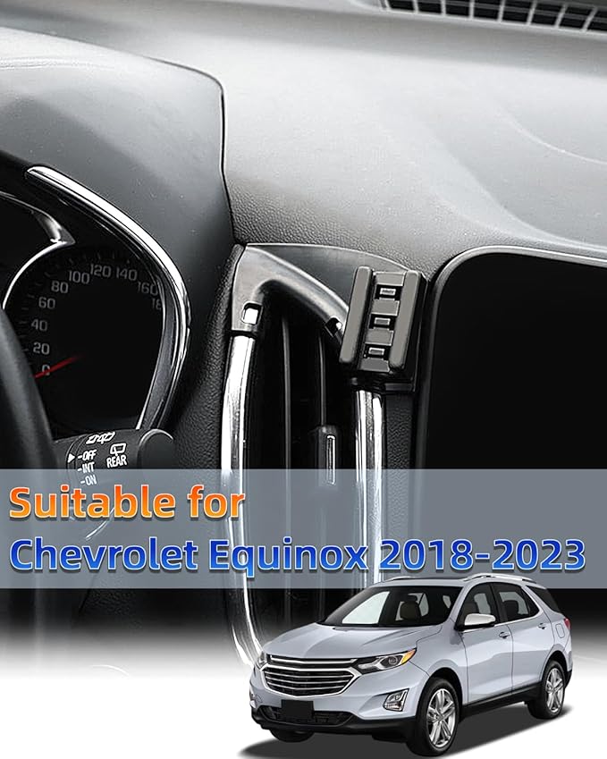 PZK Car Phone Mount for Chevrolet Equinox 2018 2019-2021 2022 2023 Accessories Chevy Car Phone Holder Compatible with MagSafe Custom Air Vent Holder Hands Free 360° Rotation Automobile Cradles