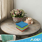 AIDEA Microfiber Cleaning Cloth, 800PK, Soft Absorbent Rags, Microfiber Towels for Cars, Kitchen Towels, Dusting Cloth for Home, Window, Cleaning Supplies, 12"×12"