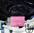 Upgraded Starlight Headliner Kit Twinkle+Meteor All in One Fiber Optic Lights,16W APP&Remote Control+Music Effect 650 pcs (0.03*0.04*0.06in)*9.8ft Star Lights for Car Truck/Cinema Restaurant