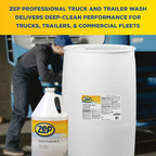 Zep Truck and Trailer Wash - 1 Gallon (Case of 4) 1041477 - Removes Exhaust Deposits, Road Film and Bugs from Painted Vehicle Surfaces