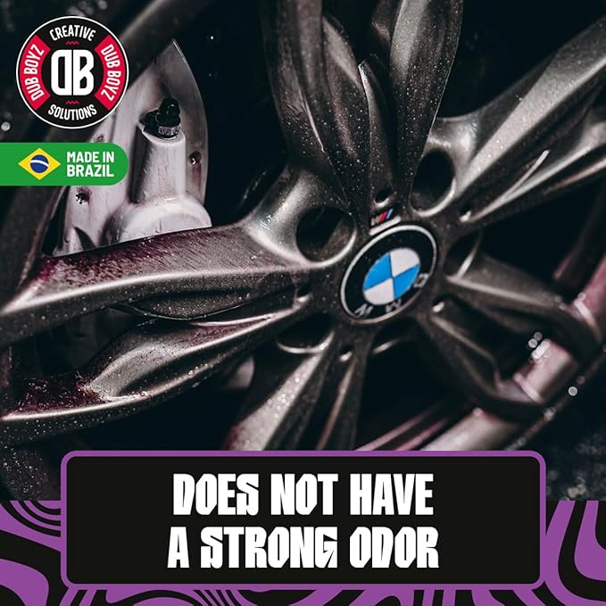 DUB BOYZ Iron Skunk Wheel Cleaner – 16 oz, Color-Changing, Fast-Acting, Safe for All Wheels, Brake Dust and Iron Contaminant Remover