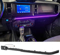 Z8 LED Neon Strip Light Center Console Dashboard Trim Compatible with Ford Bronco 2021-2024 Dash Panel Replacement Parts