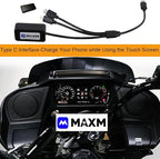 Motorcycle Wireless CarPlay Adapter Compatible With For Harley Touring 117 121 Street Road Glide FLHX FLTR 2024 2025 2026 (2023-2026)