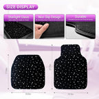 Starlinkmats LED Car Floor Mats - Black Automotive Carpet with App Control, Waterproof & Washable, Creates a Romantic Atmosphere for Dates