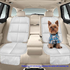 Meolsaek Car Seat Protector for Child Car Seat, Durable 600D Fabric Waterproof Car Seat Cover with Thick Pad Non-Slip Backing，No Imprints (Light Gray-1 pc)