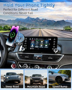 PZK Car Phone Mount for Honda Accord 2018-2022 Sport SE/EX/EX-L/Touring/LX Accessories 10th Gen Accord for 8-inch Screen Magnetic 15W Fast Wireless Charger Phone Holder 360° Rotation with Stroage Box
