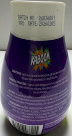 Wizard kaboom adjustable solid gel Air Freshener with freshplex "odor eliminating" technology, solid air freshener 8 oz bamboo waterlily (Pack of 6)