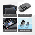 CDEFG Center Console Accessory Organizer Compatible with 2018 2019 2020 2021 2022 CHR C-HR, ABS Material Armrest Box Insert Tray (Blue)
