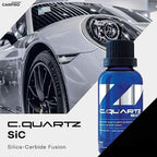 CARPRO CQUARTZ SiC 30ml Kit - Car Ceramic Coating Finish, Quartz Based Nanotechnology, Bonds to Paint, Glass, Metal and Plastic