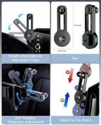 SKYLOTEC Car Phone Holder for VW/Volkswagen Atlas/Altas Cross Sport 2024 2025 Accessories 12-Inch Screen Fixed Clip, Automobile Cradles Phone Mount, Cell Phone Base Not Block Air Vent