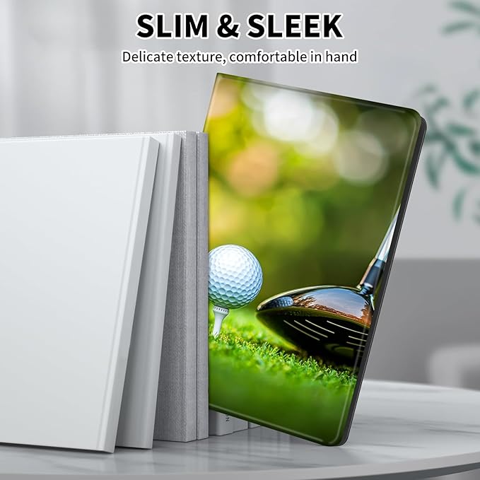 for Kindle 10th Generation Case 2019 Released 6",PU Leather Cute Slim Folio Adjustable Stand Smart Cover with Auto Wake/Sleep Case for 6 Inch Kindle 10th Gen 2019,Golf Club