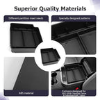 LUWU Console Organizer for 2021-2026 Tahoe & Suburban/GMC Yukon Accessories(ONLY for Standard Console w/Charging Socket) - NOT for Power Sliding Console Center Console Organizer Tray ABS Materials