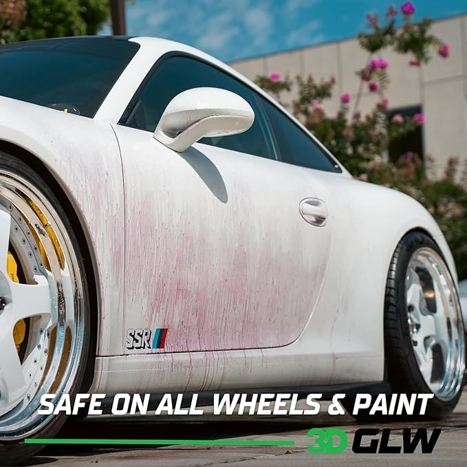 3D Iron Remover 1 Gallon Fast Acting Fallout & Brake Dust Cleaner | pH Balanced Wheel & Paint Decontamination | DIY Detailing Spray | Made in USA |1 Gallon