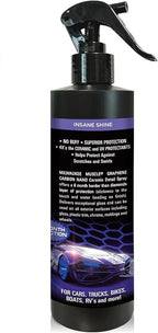 16oz Graphene Ceramic Coating Detail Spray Wax - The Best Protection Against Scratches, Swirls, Paint Chips, No Buff, 6 month Protection (16 Fl Oz)