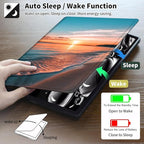 for Kindle Paperwhite Case,6" Kindle Paperwhite 4 10th Generation Case 2018 & Kindle Paperwhite Signature Edition,Leather Slim Adjustable Stand Cover Auto Wake/Sleep,Sea Beach Sunset