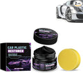 Plastic Restorer for Cars, 2026 New Scratch Repair & Cleaner, Color Restorer Coating for Interior & Exterior Trim, Revives Faded Black Plastic, Non-Greasy (1pcs)