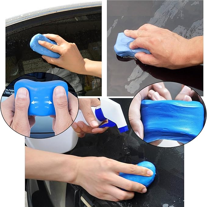 4PCS Auto Detailing Car Clay Bar Magic Clay Bar Cleaner Detailing Tools, for Car Detailing Clean Car Wash 100g Each