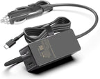 100W USB C Laptop Car Charger for Dell Latitude/Dell XPS, Lenovo Thinkpad/Yoga/IdeaPad, MacBook Pro/Air, HP Spectre/Elitebook, LG Gram, Samsung Acer Asus Chromebook Charger