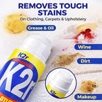 K2R SpotLifter Spot Remover Spray – Quick-Drying Stain Remover for Clothing, Carpets, Upholstery & Wallpaper – Built-In Brush Cap for No-Mess Touch-Ups – 10oz (2, 1)