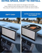 CDEFG for 2026 Ford Maverick Dashboard Storage Tray - Behind Screen Organizer Box 13.2-Inch Screen Dash Tray for 2025 2026 Ford Maverick Truck Accessories