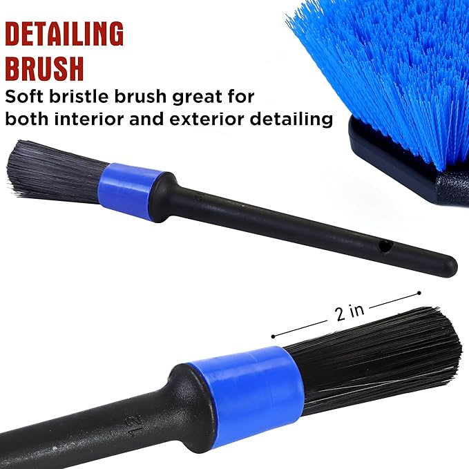 TAKAVU Wheel Tire Brush (Stiff Bristle)