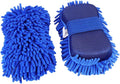 Amosfun 2Pcs Auto Cleaning Gloves Lightweight Car Wash Mitts Durable and Practical Car Cleaning Tool for Vehicle Detailing Convenient Storage and Use