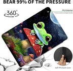 Case for 6" Kindle (11th Generation-2024/2022 Release),360 Degree Rotating Swivel PU Leather Stand Flip Folio Cover with Auto Wake/Sleep for Kindle 11th Generation 2024,Cute Frog Mushroom