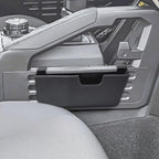 EDBETOS Tacoma Center Console Organizer Compatible with 2024 2025 2026 Toyota Tacoma Hanging Tray Passenger Side Storage Box Interior Accessories, Upgrade Your Interior with Smart Storage, ABS Black