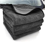 Microfiber Car Cleaning Towel - Super Absorbent Thick Drying Cloth for Detailing and Washing(Blue 40x60cm)