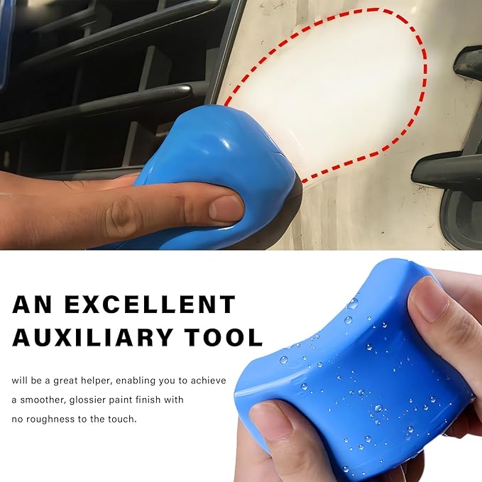 4 PCS Car Clay Bar, 100g No Scratch Premium Grade Auto Detailing Claybar Cleaner Kit, Damage Free Magic Clay Bars for Vehicle Paint Surface Glass, Car Accessories