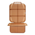 Meolsaek Car Seat Protector for Child Car Seat, Durable 600D Fabric Waterproof Car Seat Cover with Thick Pad Non-Slip Backing，No Imprints (Tan-1 pc)