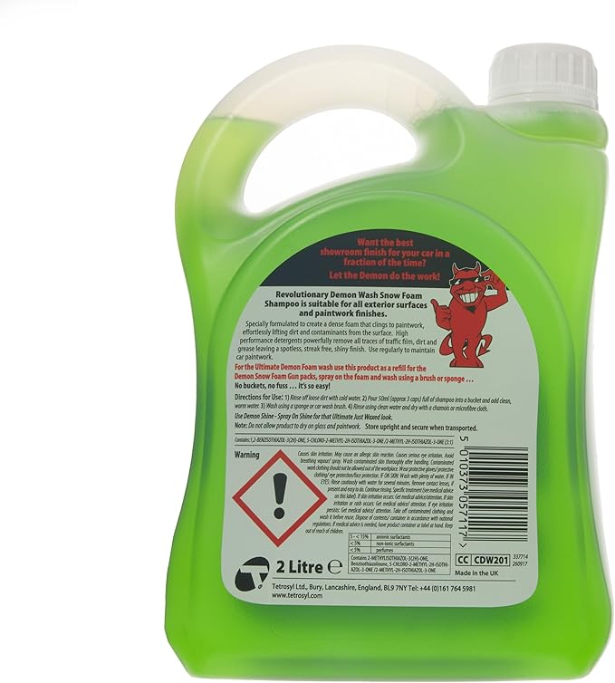 CarPlan Demon Snow Foam Car Shampoo, 67 Fl Oz