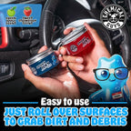 Chemical Guys Sticky Icky Car Cleaning Gel, Green Apple & Sweet Strawberry Scent - Detailing Kit, Car Dust Crevice Cleaner, Slime Auto Air Vent, Cleaning Putty For Keyboard Cleaner (2 Pack) - CJK1002