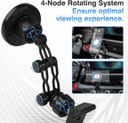 Autorder Upgraded Magnetic Car Phone Holder for 2022-2026 Honda Civic/2023-2026 CRV Accessories Strong Adsorption Phone Mount 360°Flexible Adjustment Magnetic Phone Stand Fit for All Smartphone