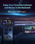 OTTOCAST P3 OttoAiBox - 2024 Android 12 CarPlay AI Box, Wireless CarPlay & Android Auto Adapter, 8GB+128GB, HDMI Output, GPS, Video Viewing YouTube, Netflix, Tiktok, etc