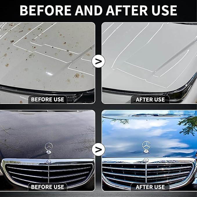 Sopami Car Coating Spray, Quick Effect Coating Agent, Car Scratch Wax Polish Spray Waterless Wash, Quickly Coat Car Wax, Oil Film Emulsion Glass Cleaner with towel for All Car