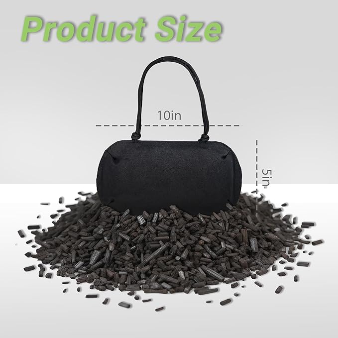 Yuoyar Bamboo Charcoal Air Purifying Bag, Activated Car Deodorizer for Odor Eliminator, Car Air Freshener (Large)