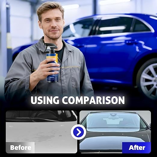 Advanced Car Quick-Acting Coating Agent Spray, 2025 New Quick Effective Coating Spray, Car Scratch Polish Spray Waterless Wash, Oil Film Emulsion Glass Cleaner (2 Set)