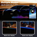 59" RGB LED Strip Lights for Car Interior,16M Colors RGB Front Windshield Ambient Lighting Kits, Music Sync, Easy Plug & Play Installation, Cuttable, Wide Compatibility