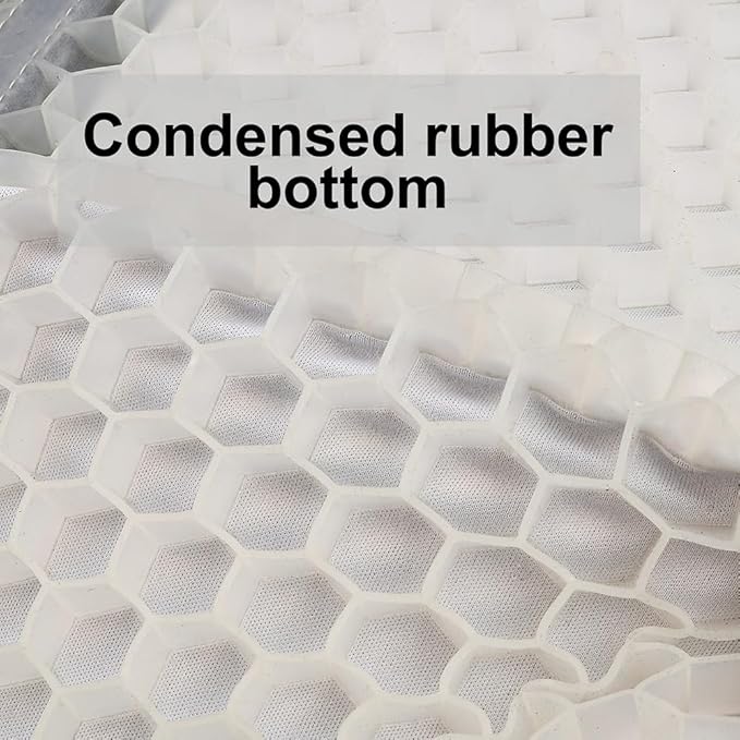 JSCARLIFE Gel Seat Cushion, Cooling Truck Seat Cushion Breathable Car Seat Cushion, Honeycomb Design Egg Cushion Chair Pad, Seat Cushion for Car