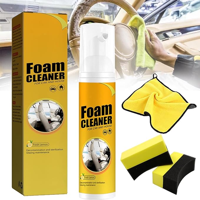 All Around Master Foam Cleaner, Multifunction Foam Cleaner, Foam Cleaner All Purpose, 2023 New Multifunctional Car Foam Cleaner, Foam Cleaner for Car (1PC,60ML)
