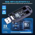 Wireless CarPlay Adapter for iPhone, 2026 Upgraded Mini Design & Plug and Play & 5s Auto Stable Connection Converts Wired Connections to Wireless Compatible for iPhone 6+ (iOS 10+) & 2016+ Car