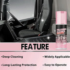 Polishing Cleaner Car Interior, Interior All Purpose Car Cleaner for Rubber, Leather, Vehicle Interior Polish