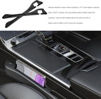 2 PCS Car Seat Gap Fillers, 2 in 1 No-Drop Automotive Seat Guards with Storage Slot, Multifunctional Gap Organizer Between Seats & Consoles to Prevent Items from Dropping