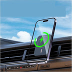 Phone Holder 30W Car Holder Wireless Charger Car Mount Magnetic Car Chargers Wireless Practical(Color:Black NO Cable)