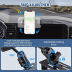 Surfcabin Phone Holder Compatible with 2022+ Silverado Sierra Dash Platform Phone Mount, Full Metal Cell Phone Holder for 2022 2023 2024 2025 2026 Silverado & Sierra Dash Phone Mount