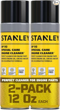 STANLEY AP 92 Engine Cleaner Spray - 12x12 Fl. oz., Automotive Degreaser Spray,Use for Tight Spaces, Non-corrosive - 2 Pack